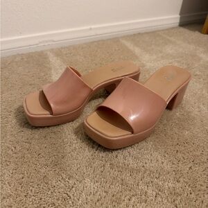Pinkish Nude Women's Slide Sandals
